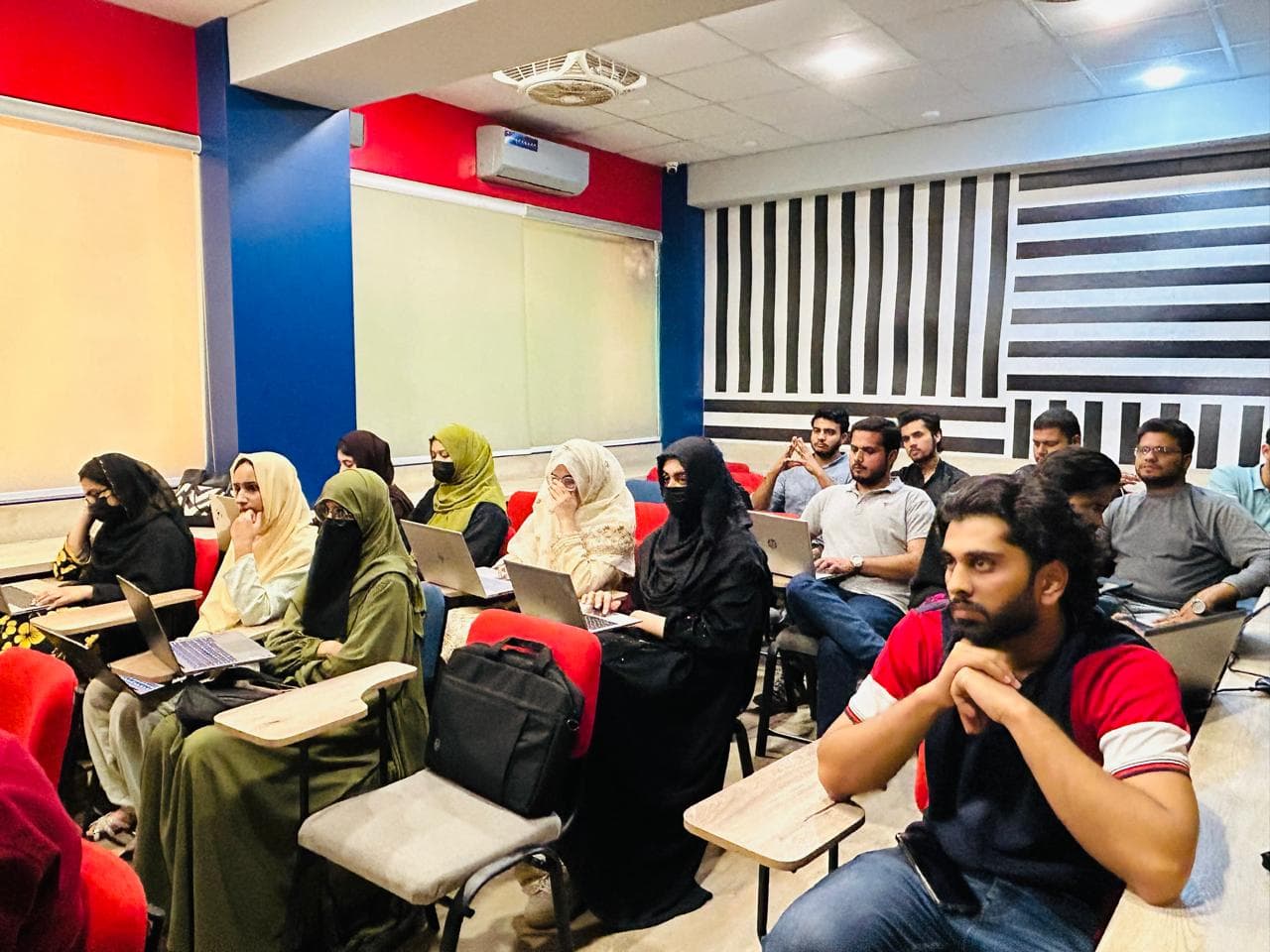 NAVTTC students learning practical IT skills at Edify College of IT